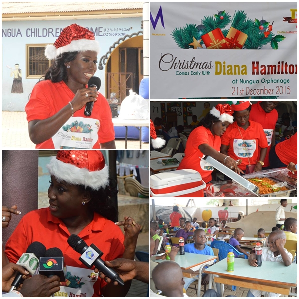 Diana Antwi Hamilton at Nungua Orphanage