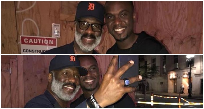 Joe Mettle hangs out with American gospel singer Bebe Winans