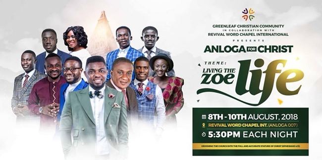 Quame Gyedu Anloga for Christ Outreach set for August 8th