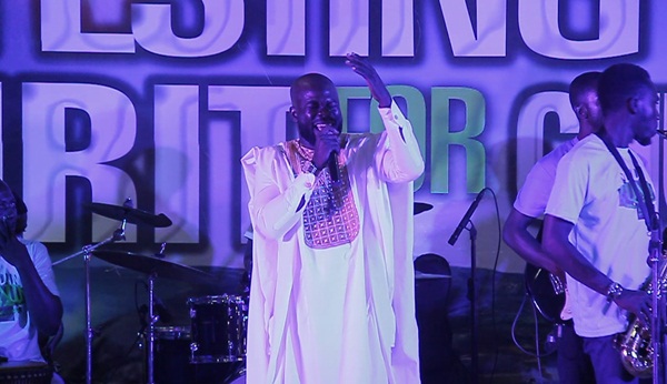 Gregory Osei at Isaac Frimpong Album Launch