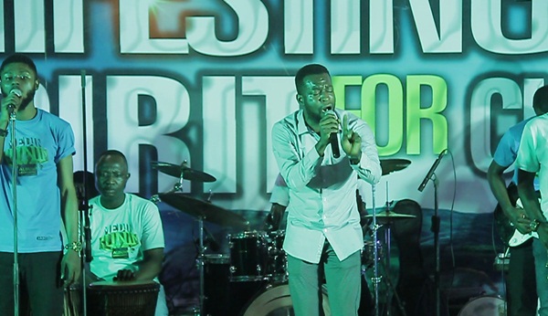 Kofi Takyi at Isaac Frimpong Album Launch