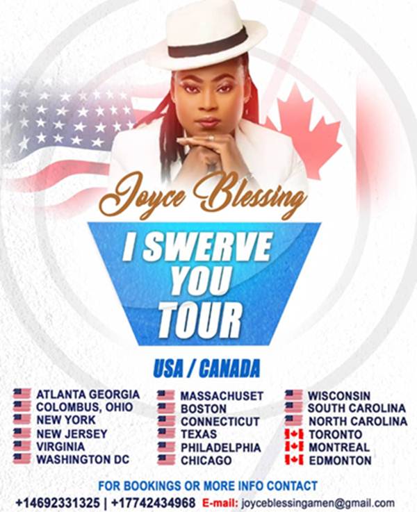 Joyce Blessing Begins US, Canada Tour 2