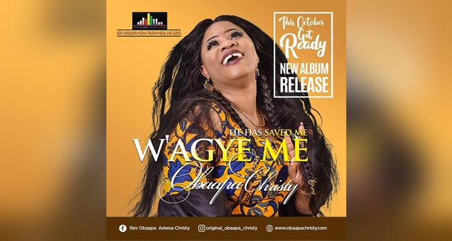 Obaapa Christy Reveals Wagye Me Album Cover