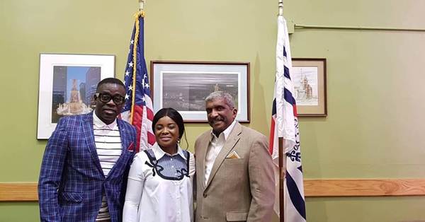 Ohemaa Mercy honored with City Key of Cincinnati 