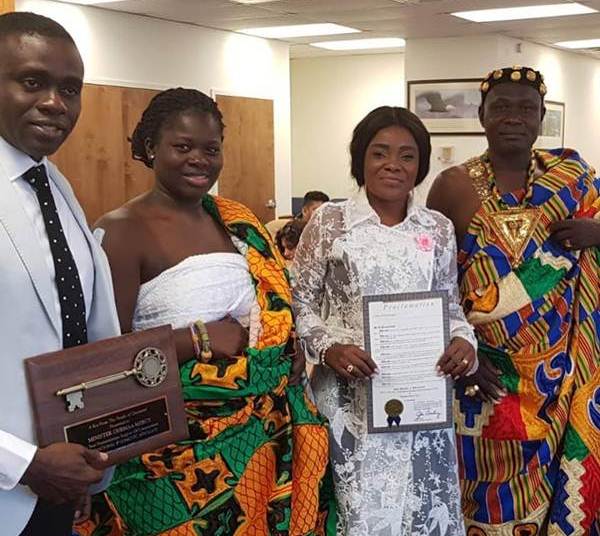 Ohemaa Mercy honored with City Key of Cincinnati 