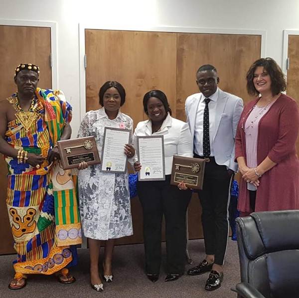 Ohemaa Mercy honored with City Key of Cincinnati 