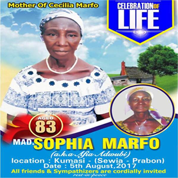 Cecilia Marfo Personality Profile 