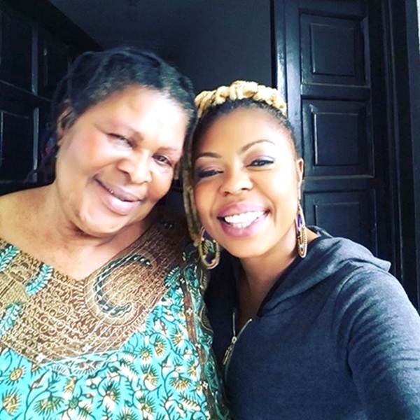 Afia Schwarzenegger and Mother