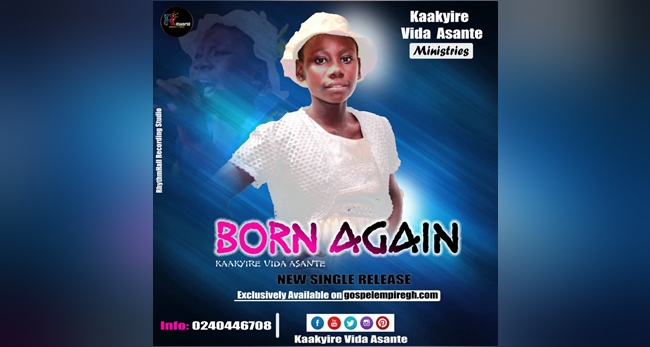 Kaakyire Vida Asante Celebrates 12th Birthday With Born Again Single