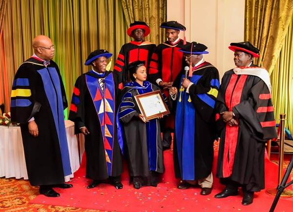 Rev Lucy Natasha Conferred with a Doctorate Degree