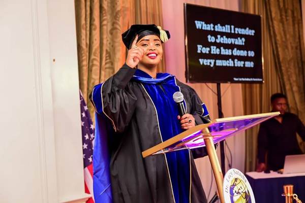 Rev Lucy Natasha Conferred with a Doctorate Degree