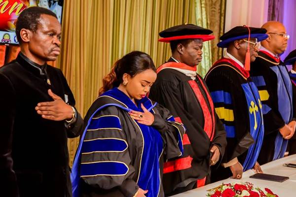 Rev Lucy Natasha Conferred with a Doctorate Degree