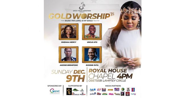 Gold Worship Concert: Ceccy Twum To Rock Audience (Events)