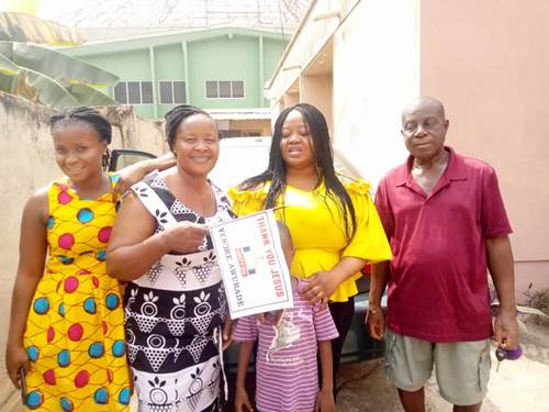 Selina Boateng Gifts Toyota Corolla to mum