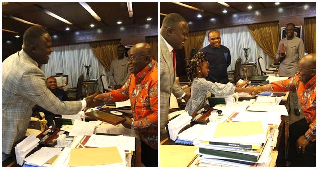 President Akufo-Addo Congratulates Cwesi Oteng on Anthems Album