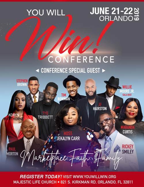 Jekalyn Carr Announces Guests for 2nd Annual “You Will Win” Conference