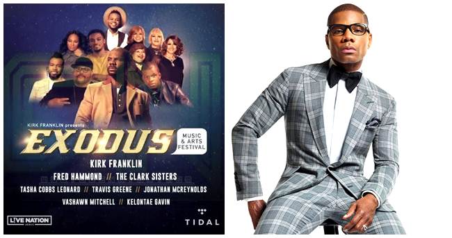 Kirk Franklin’s Second Annual Exodus Music & Arts Festival On TIDAL