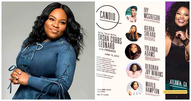 Tasha Cobbs Launches Empowering Series For Women Dubbed CANDID