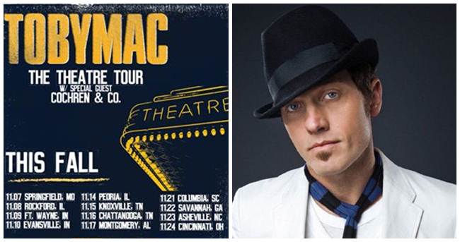 TobyMac Announces Theatre Tour ("HITS DEEP Tour" And “I just need U”)