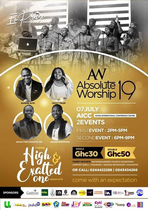 E’mPraise Inc To Host ‘Absolute Worship