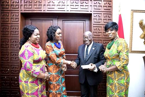 Daughters of Glorious Jesus Meets the President of Ghana
