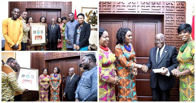 Daughters of Glorious Jesus Meets the President of Ghana