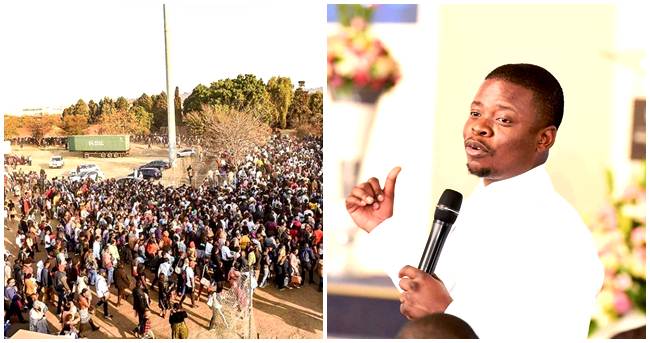 Shocking Whirlwind Appears After Prophet Shepherd Bushiri Prays!