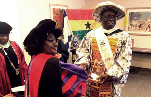Kofi Sarpong Receives Honorary Doctorate in Jerusalem 