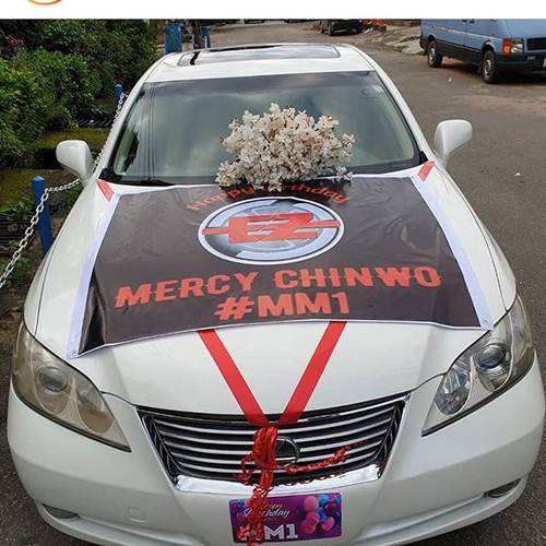 Gospel singer, Mercy Chinwo Gets a Car Gift on her Birthday