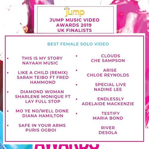 Jump Music Video Awards 2019: Diana Hamilton Grabs Three Awards