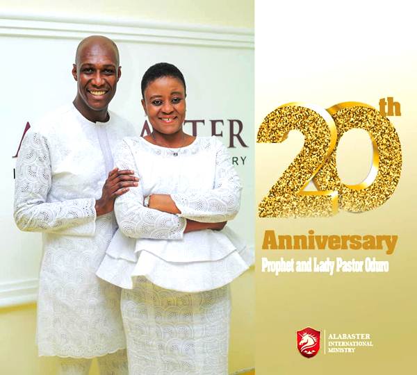 Prophet Oduro and Lady Pastor Oduro, Celebrate 20 Years Of Marriage