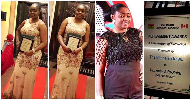 Gospel Singer Dorothy Adu Poku Bags Achievement Award (Throw Back)