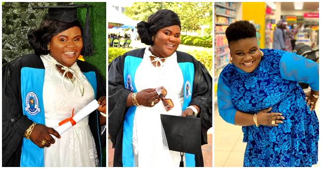 Gospel musician Nhyira Betty is the New Graduate in Town