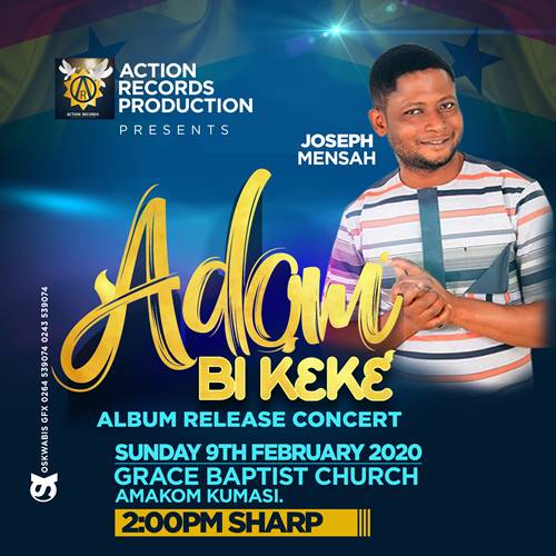 MJ ; Top List Gospel Artists To Perform At MJ "Adom Bi K3k3" Album Release Concert