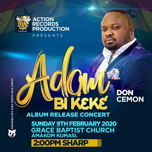 MJ ; Top List Gospel Artists To Perform At MJ "Adom Bi K3k3" Album Release Concert