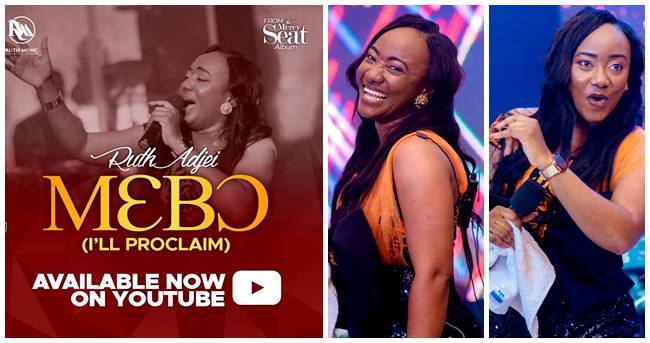 Ruth Adjei - Mebo (I will Proclaim) (Official Live Video)
