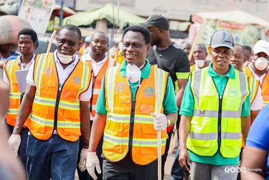The Church of Pentecost, Achimota Area Embarks on Clean Up Exercise