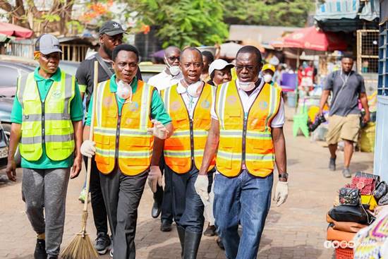 The Church of Pentecost, Achimota Area Embarks on Clean Up Exercise