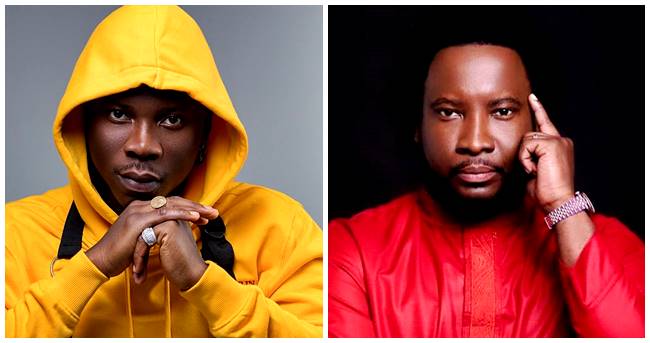 Sonnie Badu Welcomes Stonebwoy into Posh House [Photo]