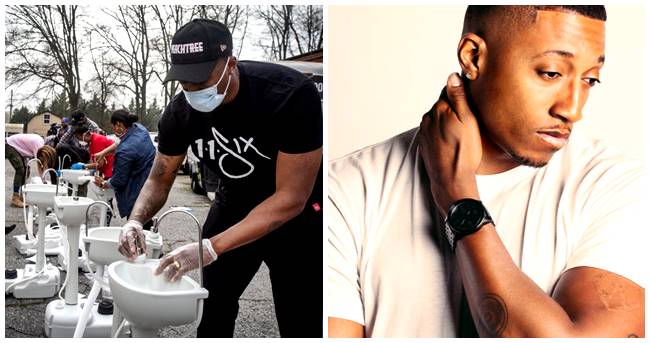 Grammy-winning Artist Lecrae Distributes Wash Stations