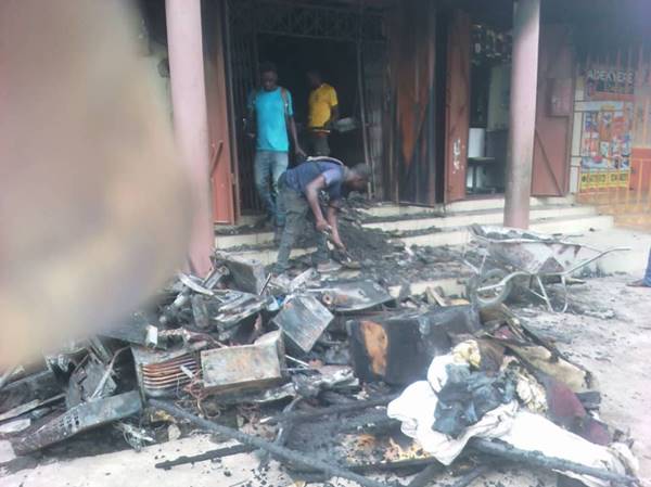 I have Lost my 16 years Recording Studio by Fire Outbreak - Augustina Addison Laments + PHOTOS