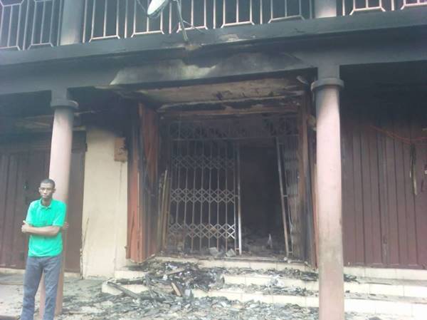 I have Lost my 16 years Recording Studio by Fire Outbreak - Augustina Addison Laments + PHOTOS