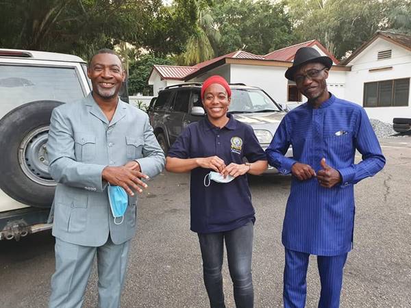 Former President Jerry John Rawlings Celebrates 73rd Birthday with Dr Lawrence Tetteh & Dr Albert Kitcher