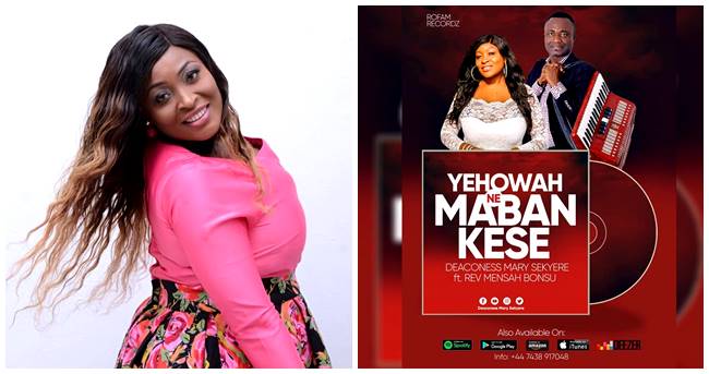 Deaconess Mary Nana Sekyere Unveils New Single with Rev Mensah Bonsu Dubbed Yehowa Ne Maban Kese