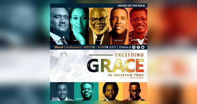 House on the Rock set to Host The Word Conference 2020 With T. D. Jakes, Creflo Dollar, Mensa Otabil And Others Virtually | @HouseontheRock |