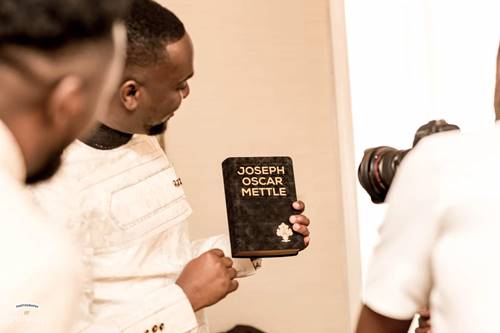 Joe Mettle Ties the Knot With Salomey Selassie Dzisa in White Wedding + PHOTOS