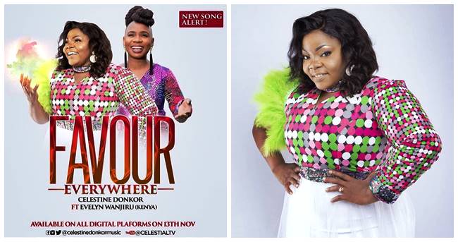 Celestine Donkor ft Evelyn Wanjiru - Favour Everywhere (Official Music Video)