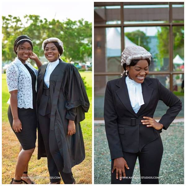 Daughter of Gospel Musician, Mama Esther, Fredericka Amfo Boakye-Duah Turns Lawyer at 24