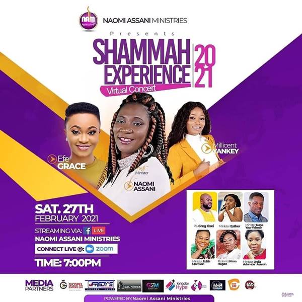 Naomi Assani’s ‘Shammah Experience 2021’ is Set for Saturday February 27th