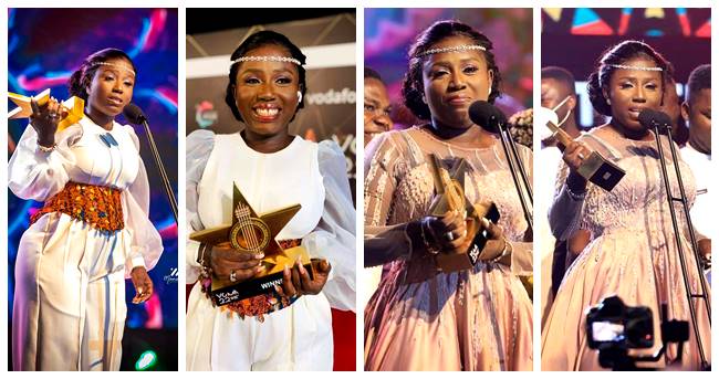 VGMA22: Diana Hamilton beats KiDi, Sarkodie, others to Win Artiste of the Year